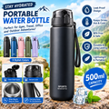 Portable Water Bottle – Leakproof Reusable Bottle for Travel, Gym & Outdoor Activities